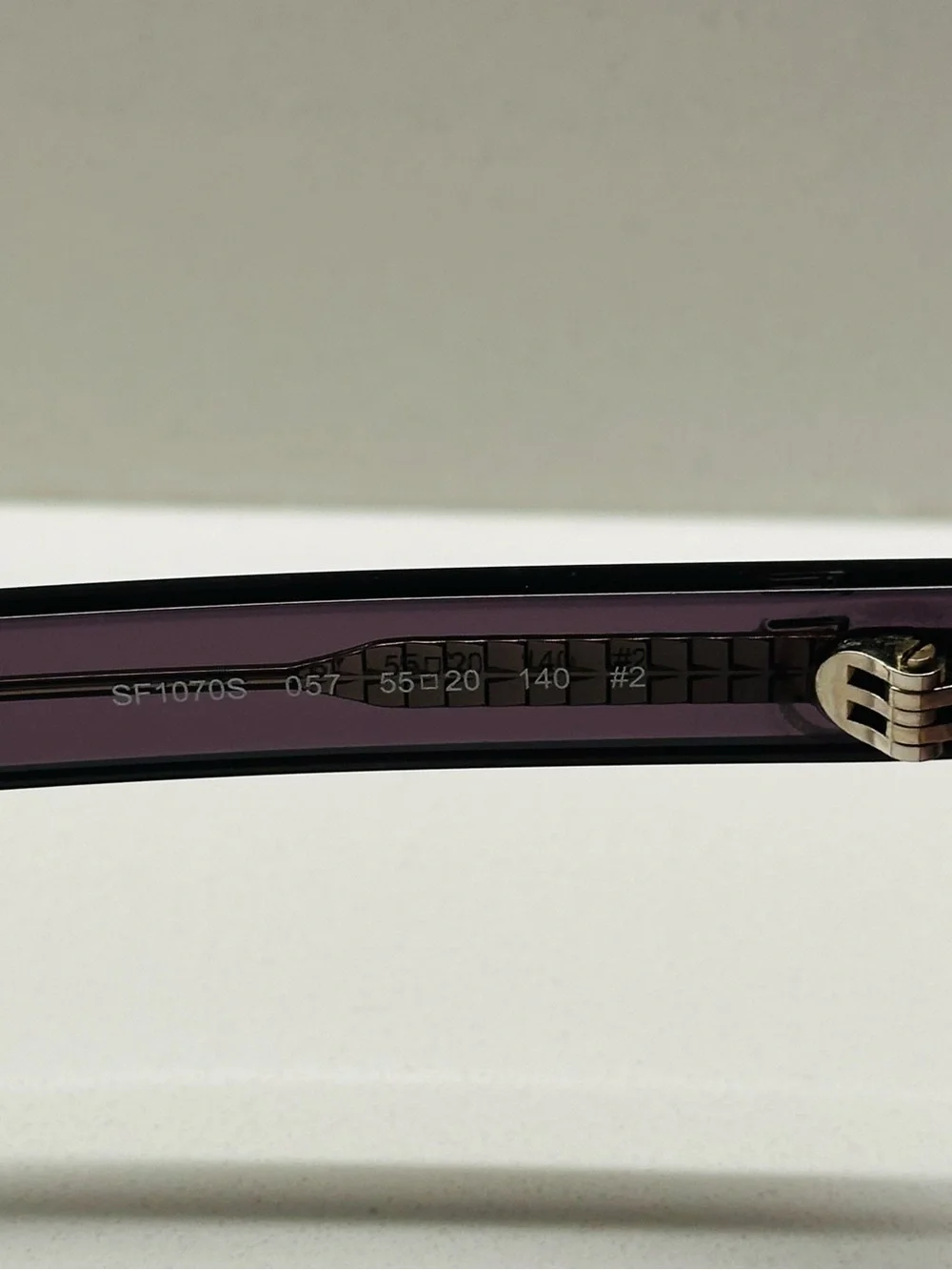 Salvatore Ferragamo Gradient Grey Geometric Sunglasses